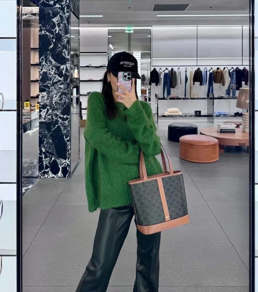 셀린 버킷 토트백