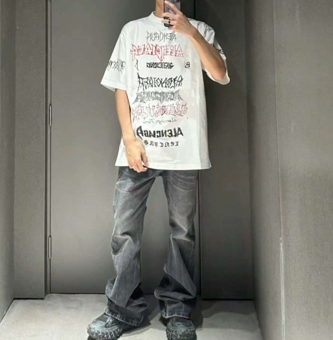 #반팔상의 수입 발렌시아가 TPVM1 902 라운드 티셔츠 (vin 477400)