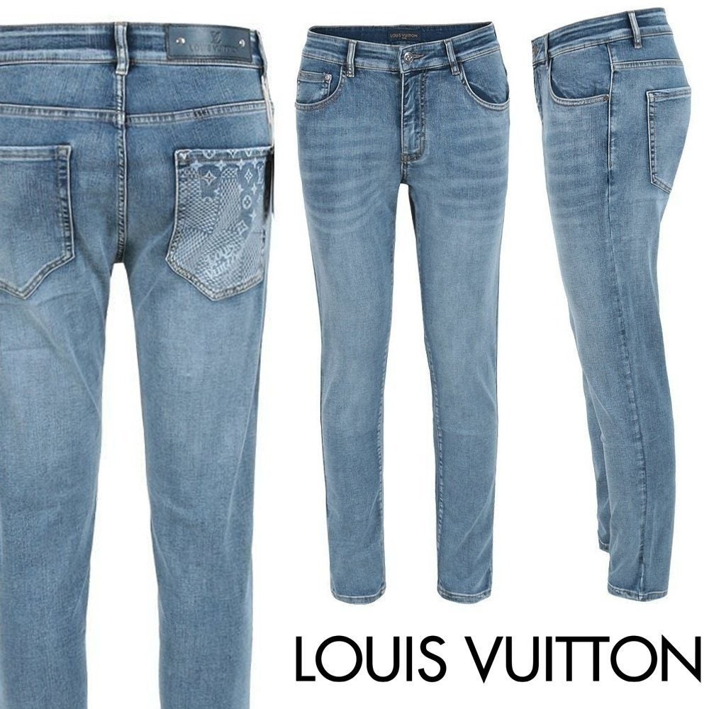 #청바지 그래픽 로고 나염 슬림 일자진 (ttmm 268864)