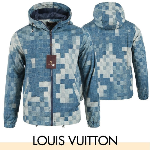 #명품의류 L. 26SS 블루 체커보드 윈드 자켓 (ttmm 636937)