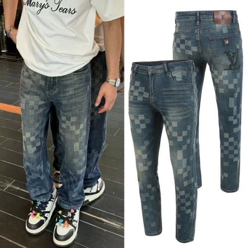 루 멀티 모노 워싱 청바지 105