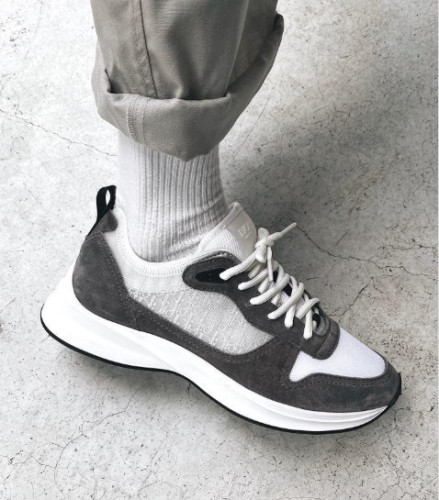 디V B25 러너 스니커즈 그레이