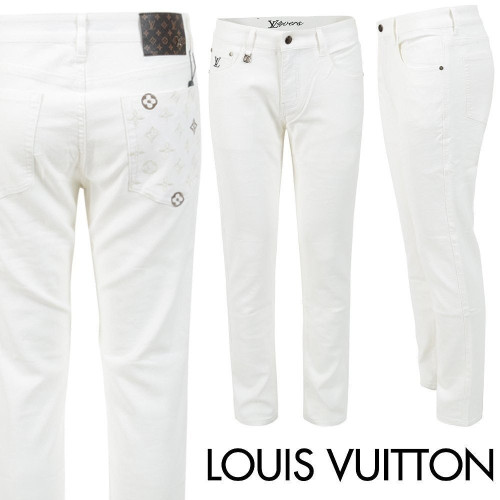 💕 루* 모노 자수 화이트 슬림 일자진