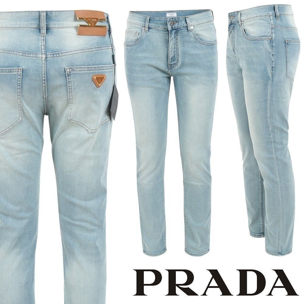 💕 프** 골드 클래식 레더 연청 슬림 일자진