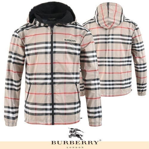 💕 버** 체크 바람막이