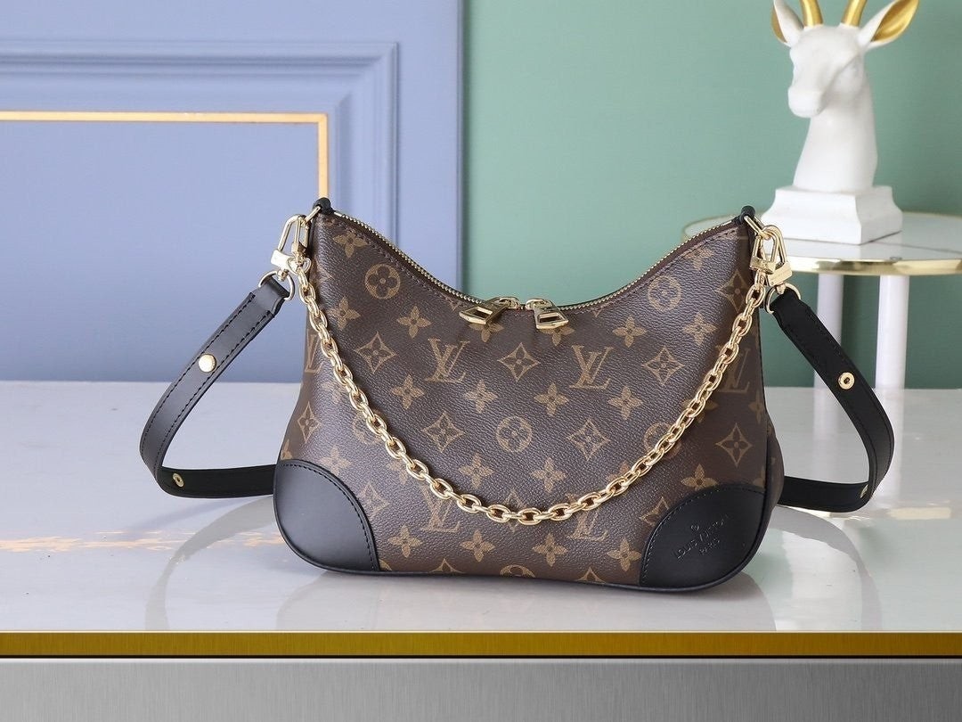 💕 루* 불로뉴 내추럴 호보 크로스백 ( 블랙 )