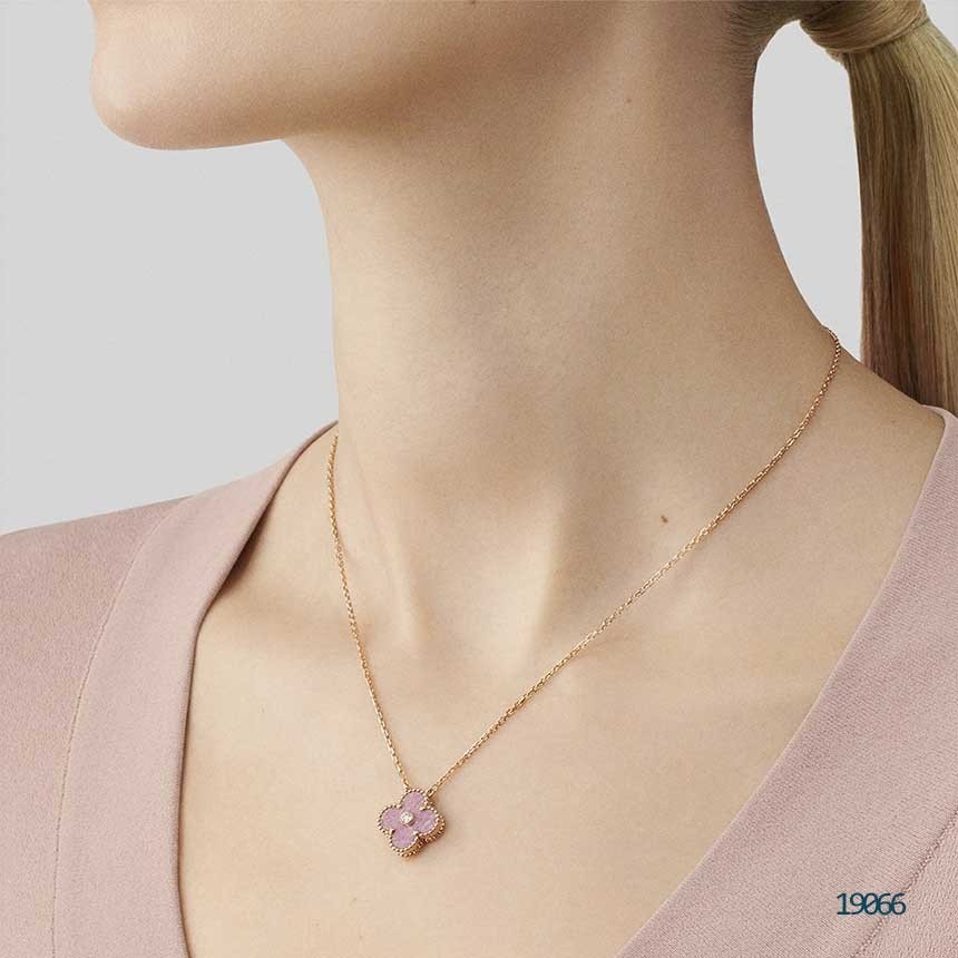 🔆 [Van Cleefs & Arpels] 반클리프&에펠 알함브라 빈티지 다이아 펜던트 네크리스 🔆