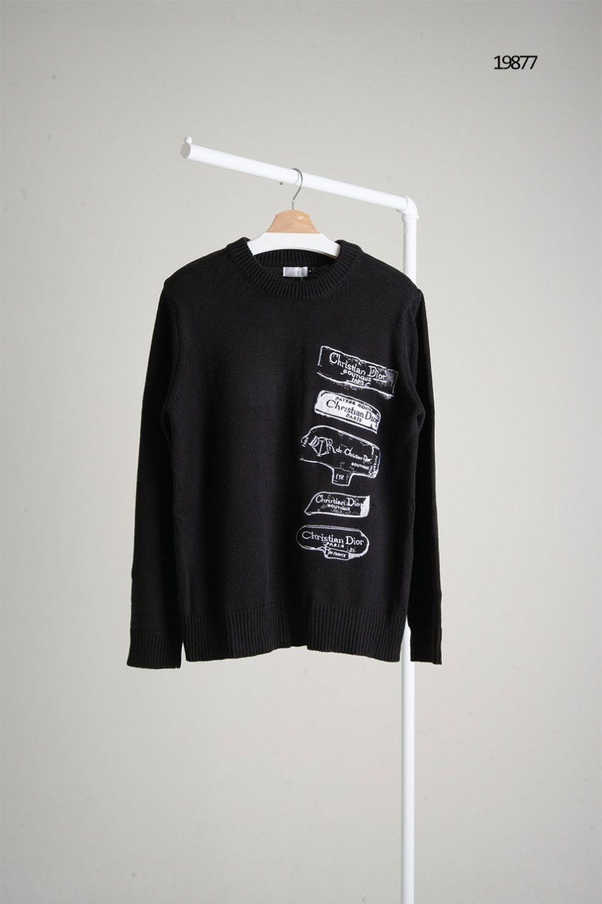🔆 [DIOR] 크리스찬 디올 멀티 패치로고 니트 스웨터 🔆