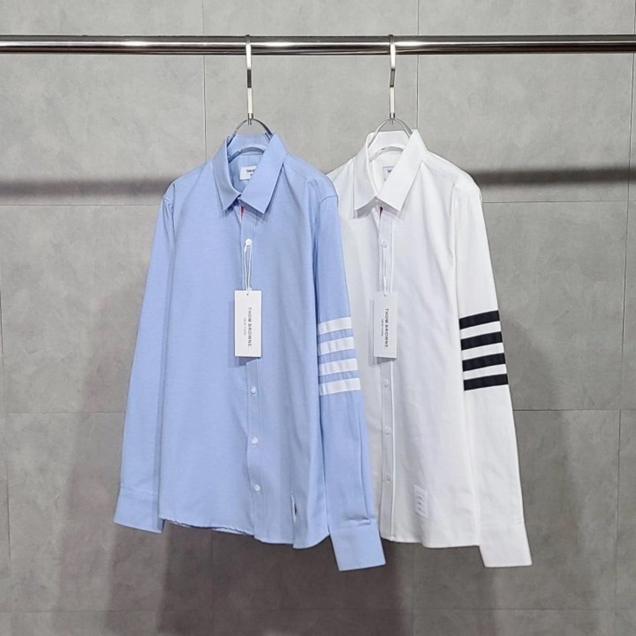 💕 톰* 흑백완장 옥스포드 셔츠