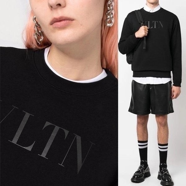 💕 발*** 블랙로고 맨투맨