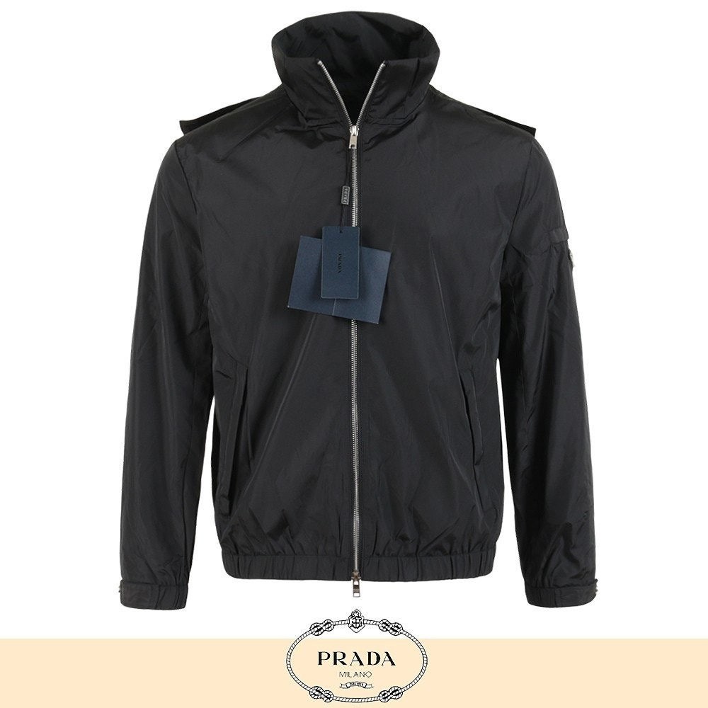 💕 프** 클래식 블랙삼각로고 빅후드 바람막이