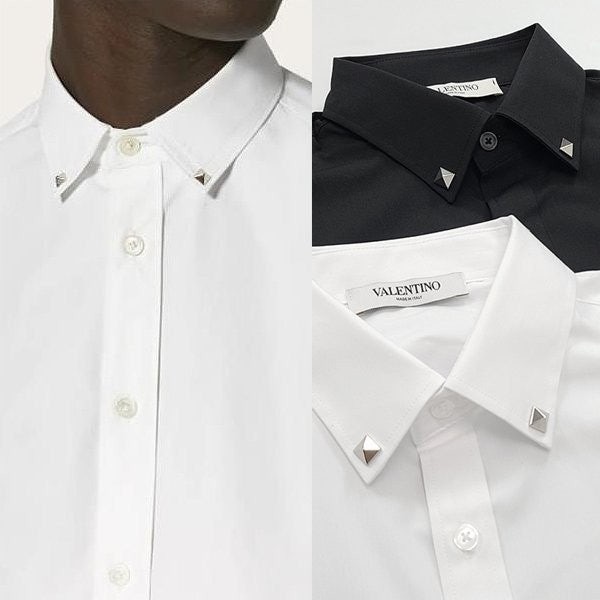 💕 발*** 스터드 솔리드셔츠