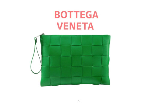 💕 보** 인트레치아토 어반 레더 클러치 649616 VBWD3 3135ㅡ 그린 color ❤풀박스❤️