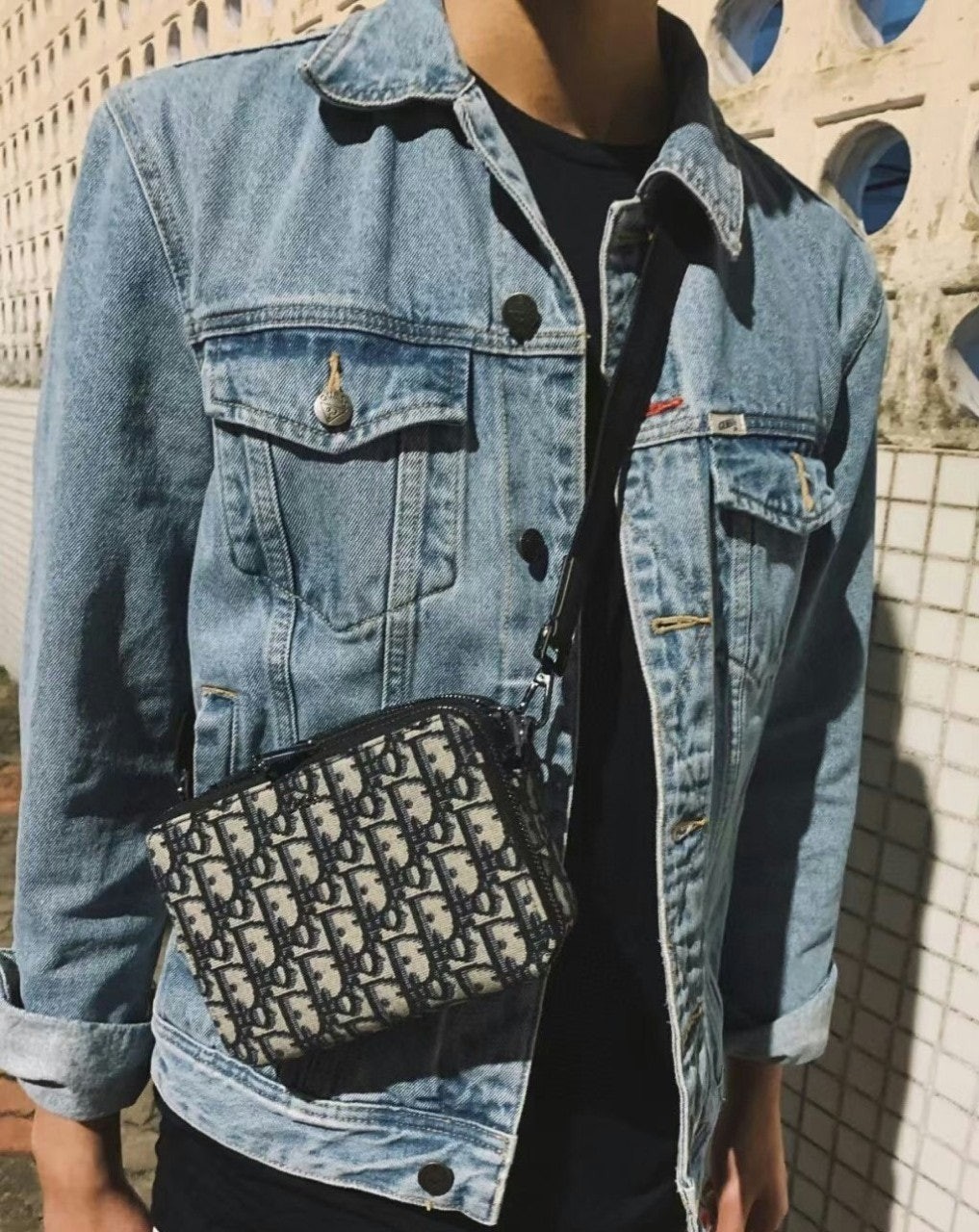 💕 디* 오블리크 카메라 미니 메신저 백