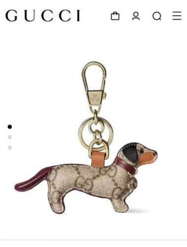 💕 구* 도그 쉐이프 백 참 키링