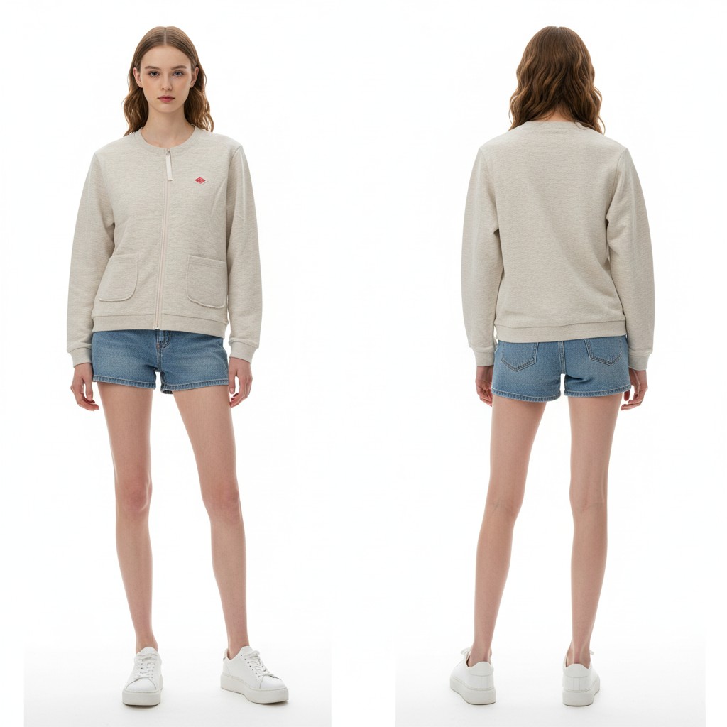 단톤 집업 가디건