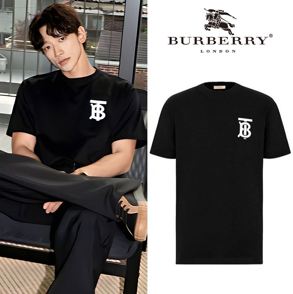 🔳 ◾ 2026 S/S 버♡리 TB 로고 커플티셔츠 ◾ 🔳