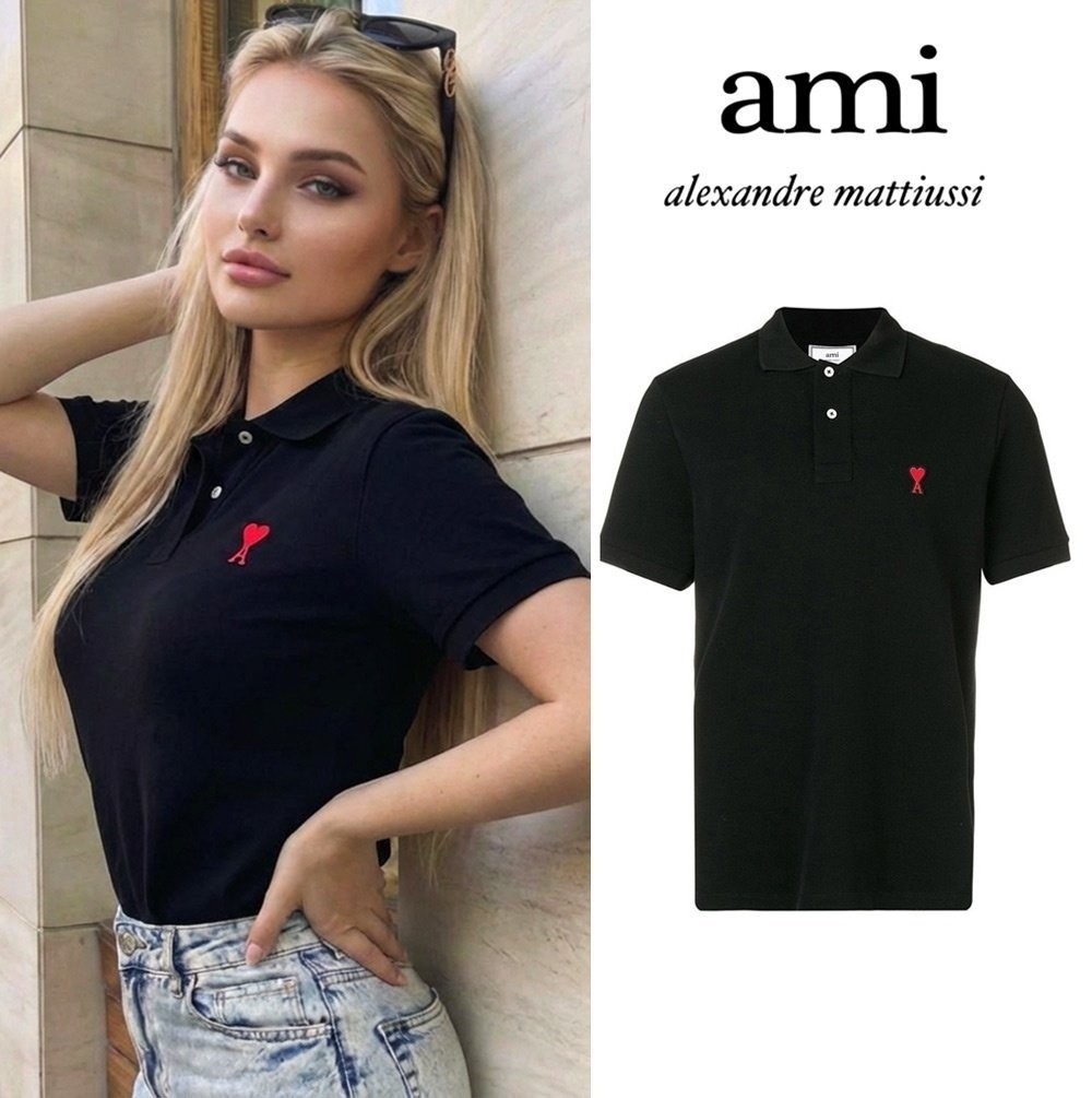 ❕️2026 S/S 아☆(a*i) 스몰패치 커플 카라 티셔츠 👕 ❕️