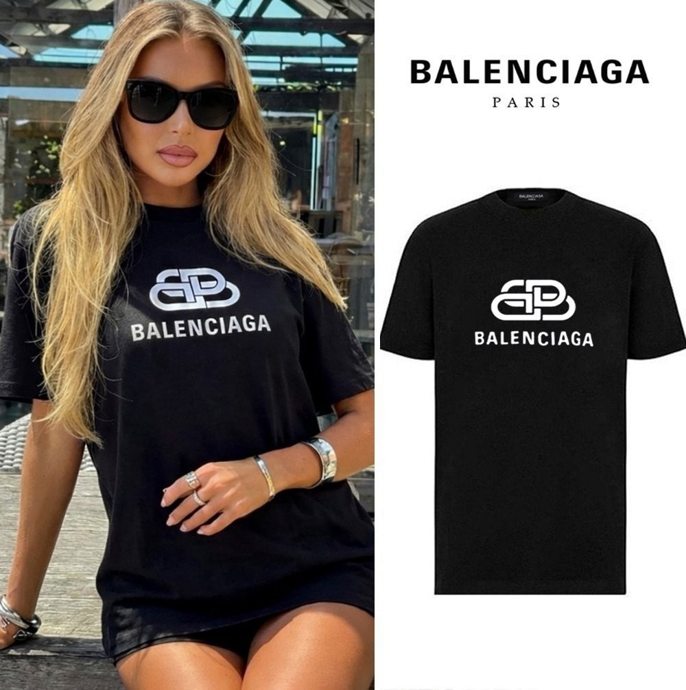 ⚪▫️ bal*nciaga new rogo T-SHIRT ▫️⚪