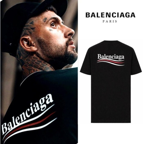 🤍 2026 S/S 발♡시아가 웨이브 커플반팔티셔츠 🤍