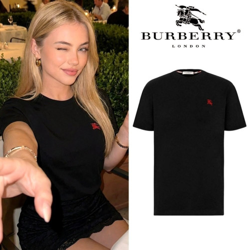 ⚪ 2026 S/S 버☆리 (Horse) 자수로고 커플 티셔츠 ⚪