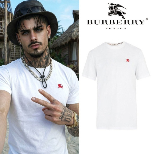 ⚪ 2026 S/S 버☆리 (Horse) 자수로고 커플 티셔츠 ⚪