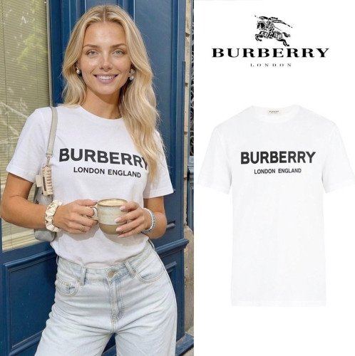 ◽▫️ 2026 S/S 버♡리 런던.잉글랜드 프린팅 T-Shilt ⚪