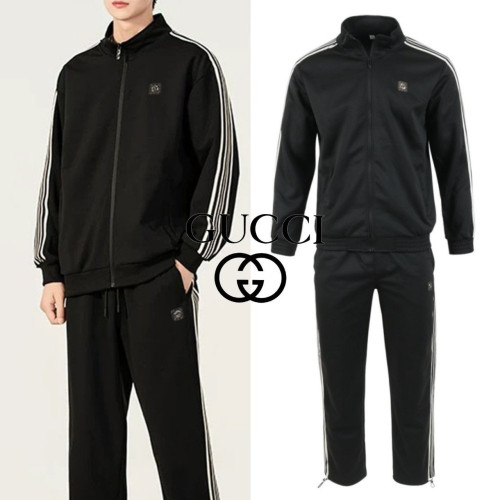 구 스트라이프 집업 세트 105