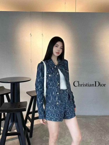 #명품의류 [CristinaDIO.R] miss 레터링 패턴 청자켓 (min 260658)