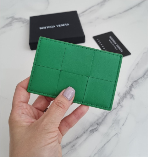#보테가카드지갑 맥시 인트레치아토 (그린)