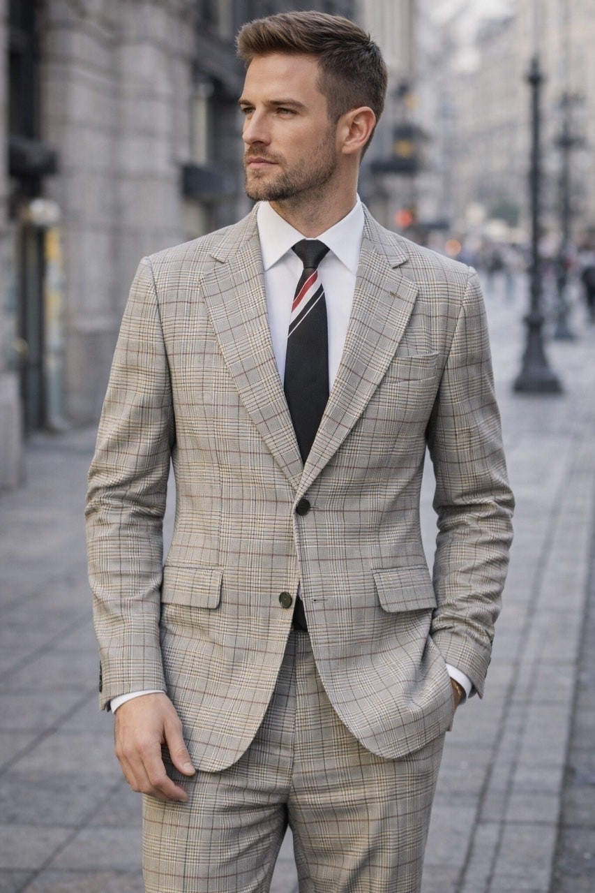 💕 톰* 글렌체크 투스 정장 셋업