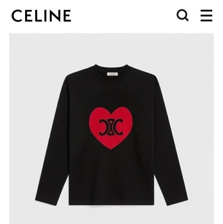 💕 셀** 하트로고 긴팔 티셔츠