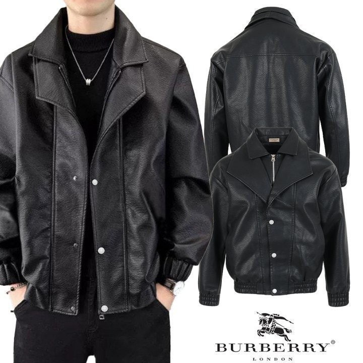 💕 버** 더블 숄카라 레더자켓