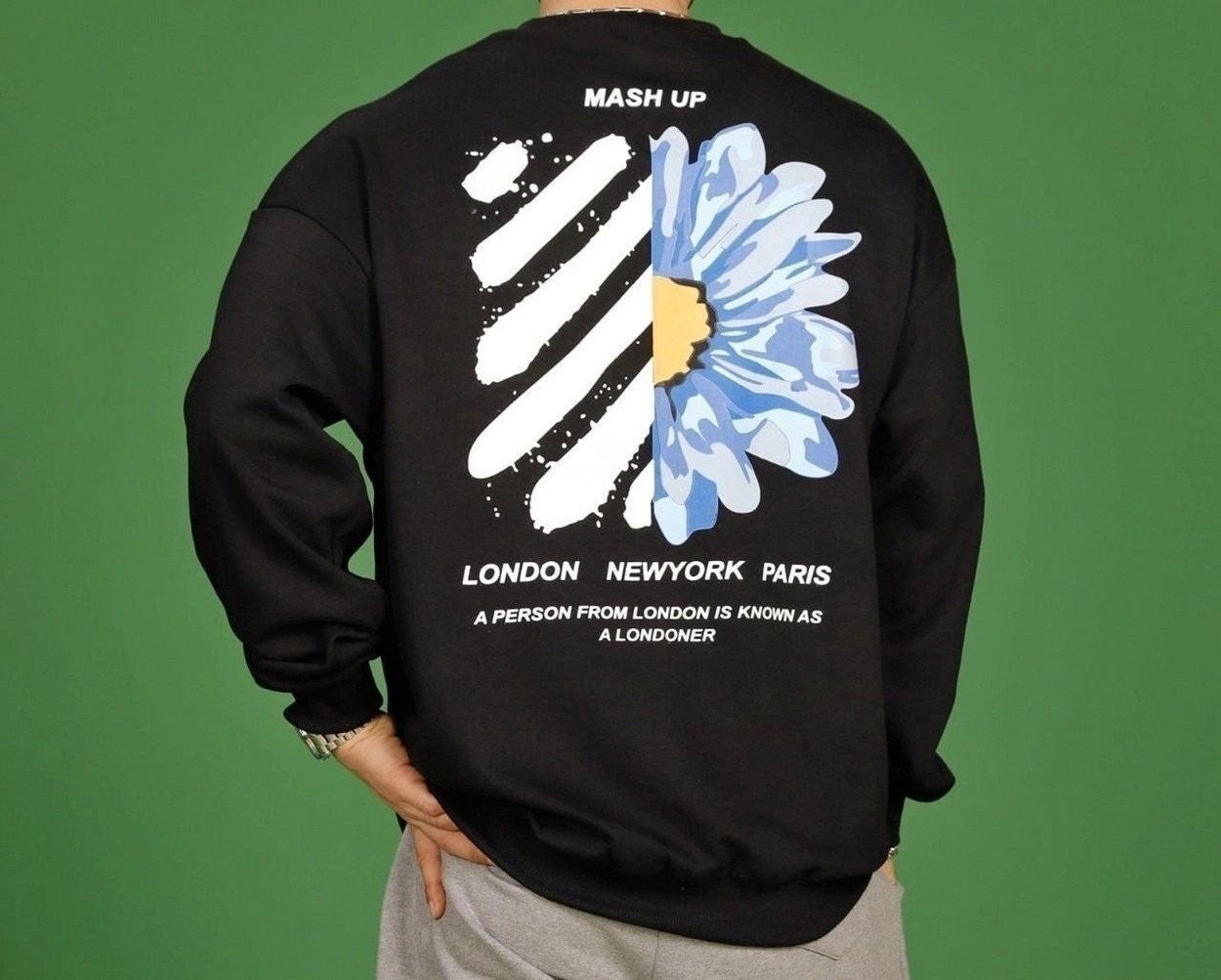 💕 오* 반꽃 맨투맨