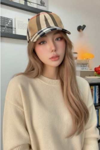 💕 버** 자이언트 체크 코튼 볼캡 ✔수입