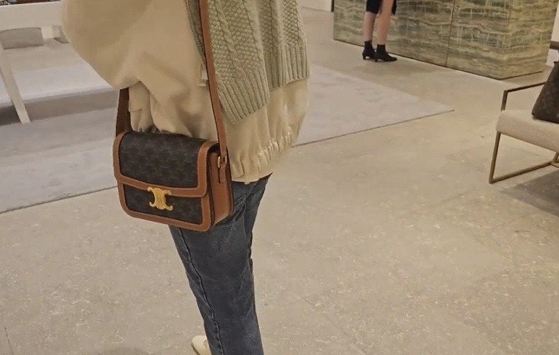 💕 셀** 고급 클래식 틴 트리옹프백