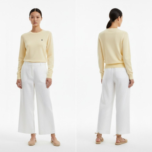 라운드넥 긴팔 니트 PO-949