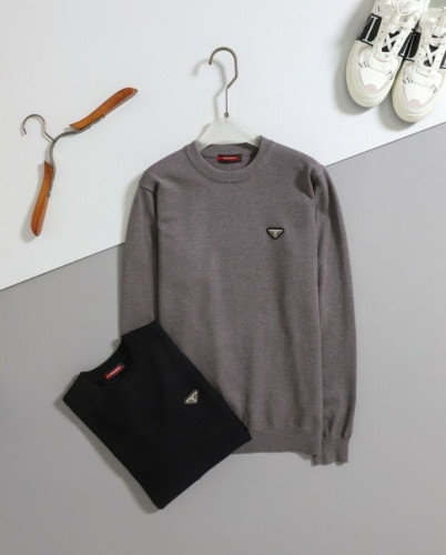 트라이앵글 로고와펜 클래식 니트 PR-3724