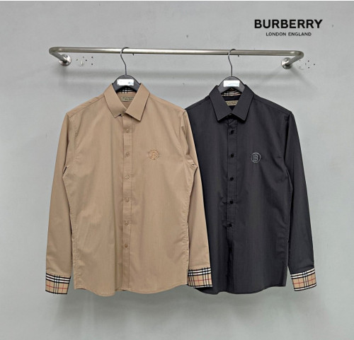 포인트체크 원형로고 자수 셔츠 BB-3518