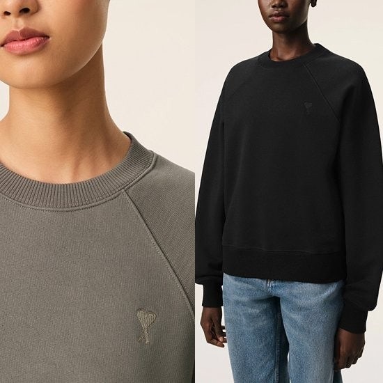 스몰하트 절개 맨투맨 AI-718