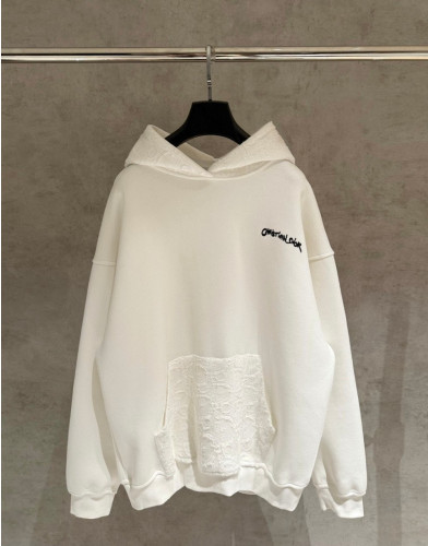 레터링자수 오블리크 후드 DI-1864