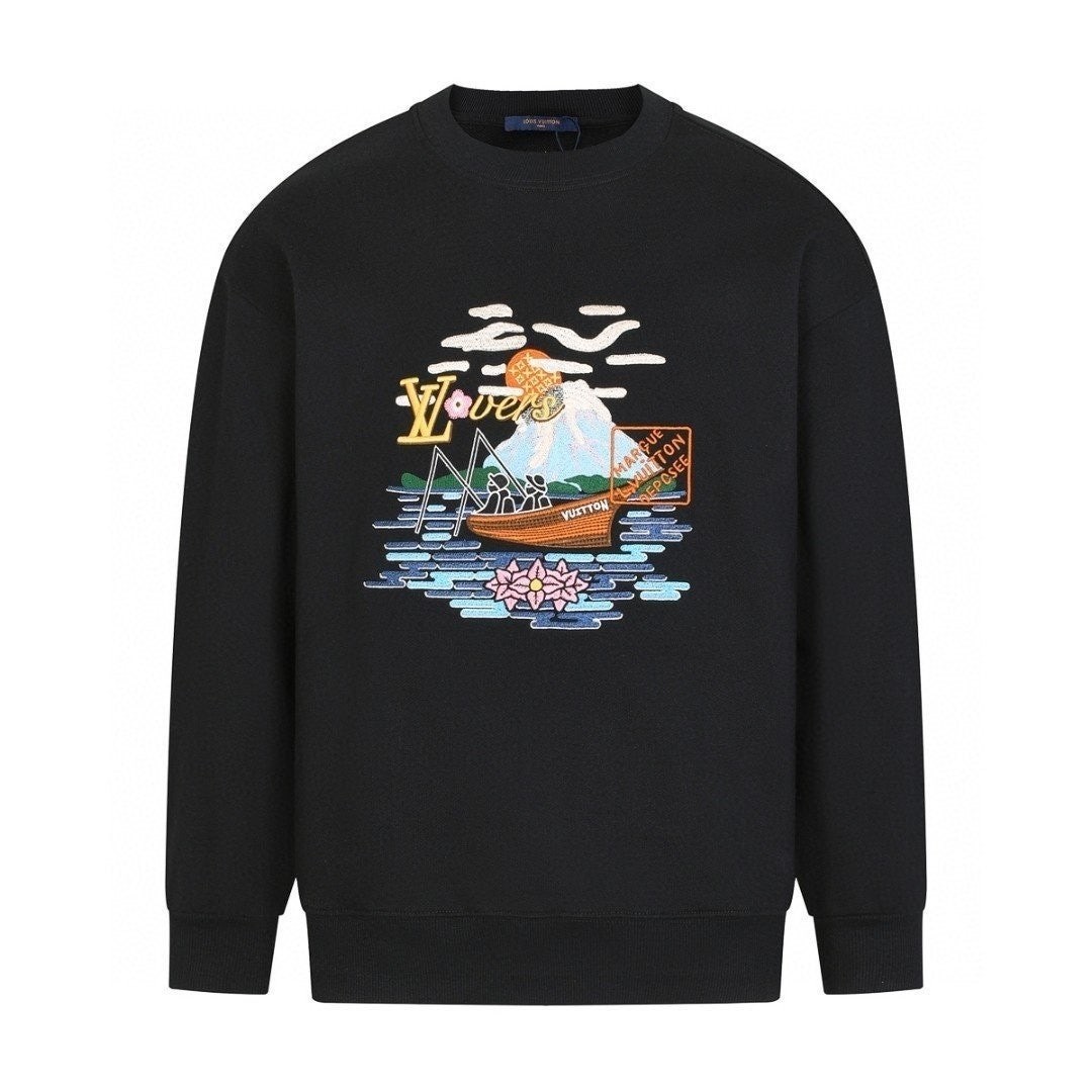 엠브로이 자수 맨투맨 LOU-2617