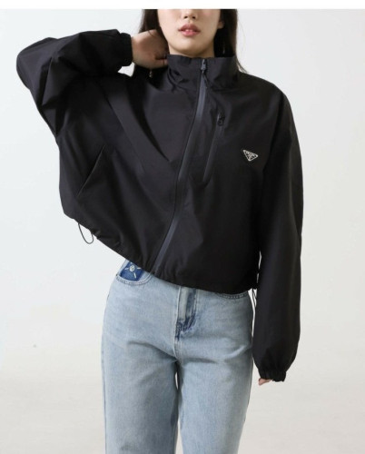 여성 포플린 자수 셔츠테크니컬 코튼 및 리나일론 재킷 PR-3332