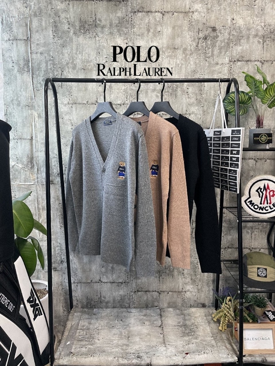 테디베어 자수울가디건 PO-757