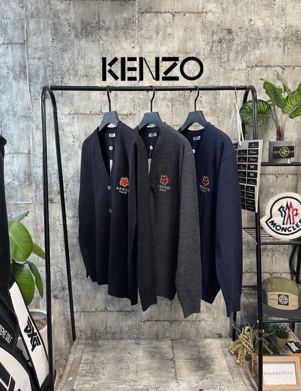 플라워자수 가디건 KEN-355