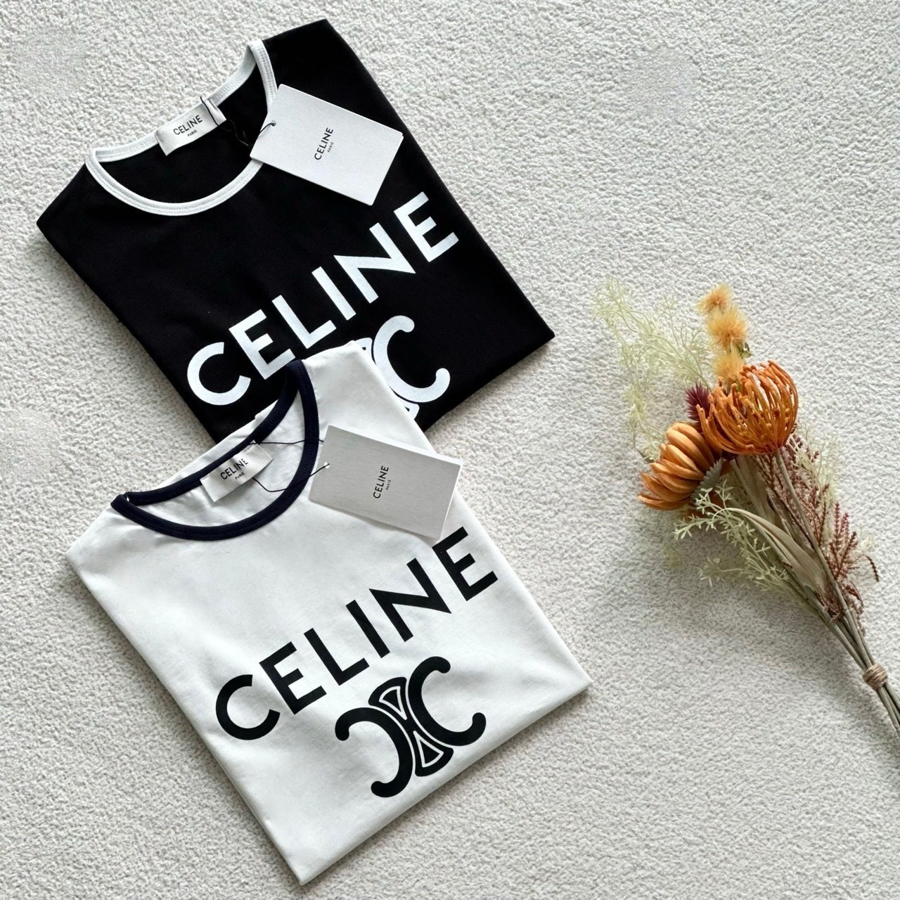 여성 코튼 트리오페 반팔 티셔츠 CEL-807