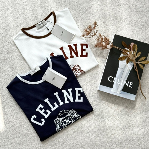 여성 C 블라종 70'S 코튼 반팔 티셔츠 CEL-1004