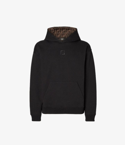 F011 자카드 FF로고 후드티 후드티 블랙 FF-754