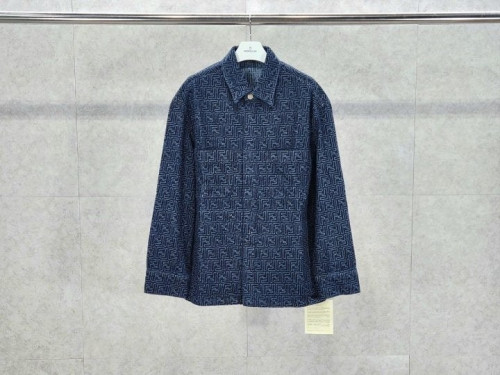 자카드 데님 자켓 FF-726