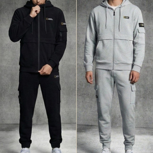 면 조거 집업세트 (P-9655)